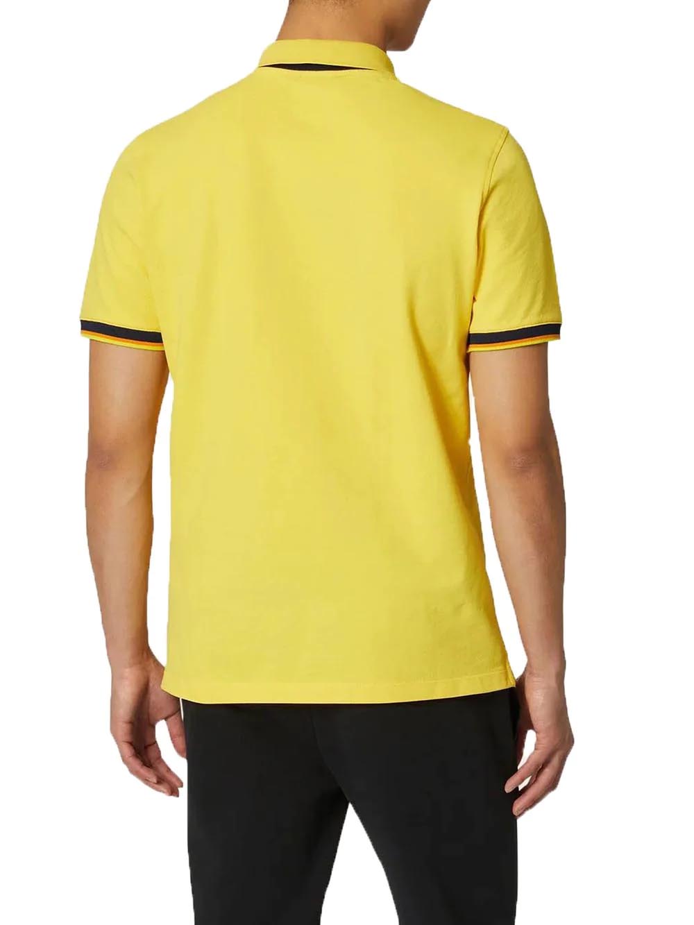 K-Way Polo Uomo K7121iw Vincent Giallo