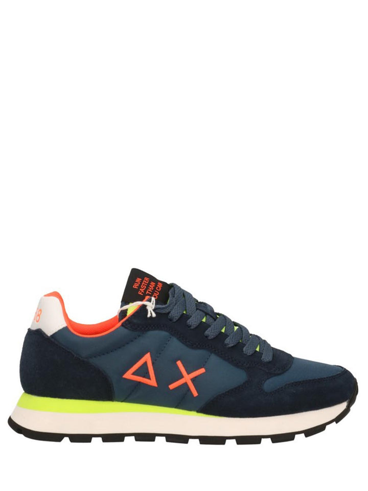 SUN68 Sneakers Uomo Z34102 Tom Fluo Blu