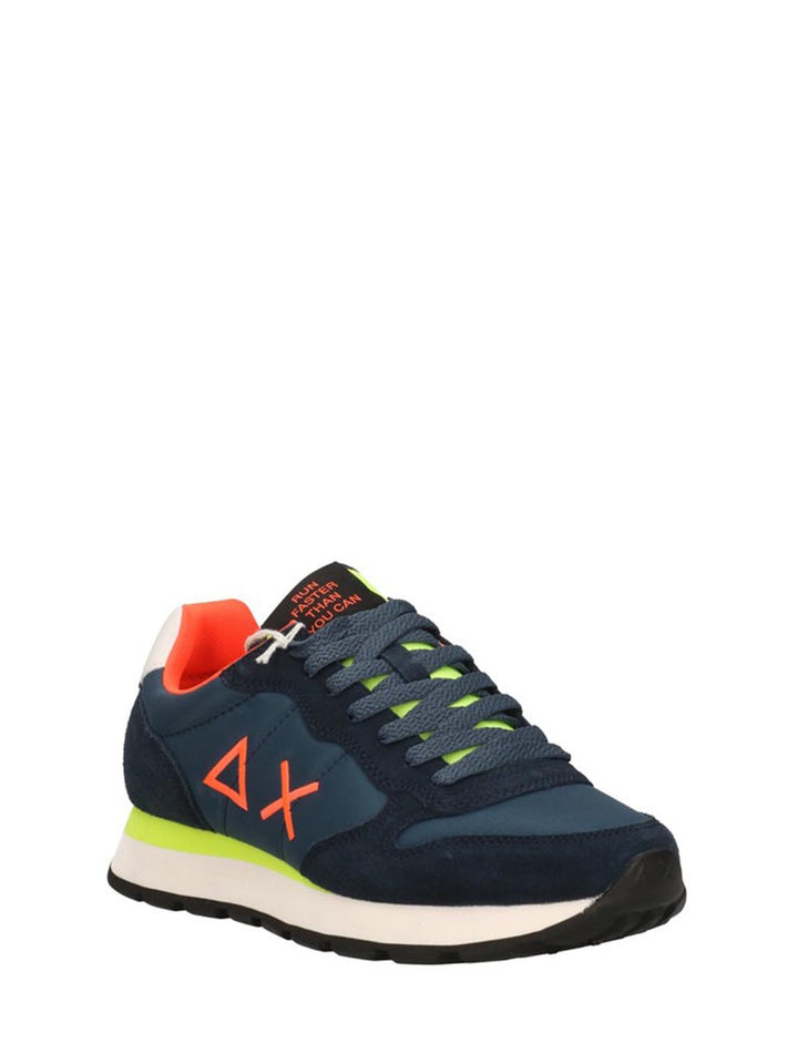 SUN68 Sneakers Uomo Z34102 Tom Fluo Blu