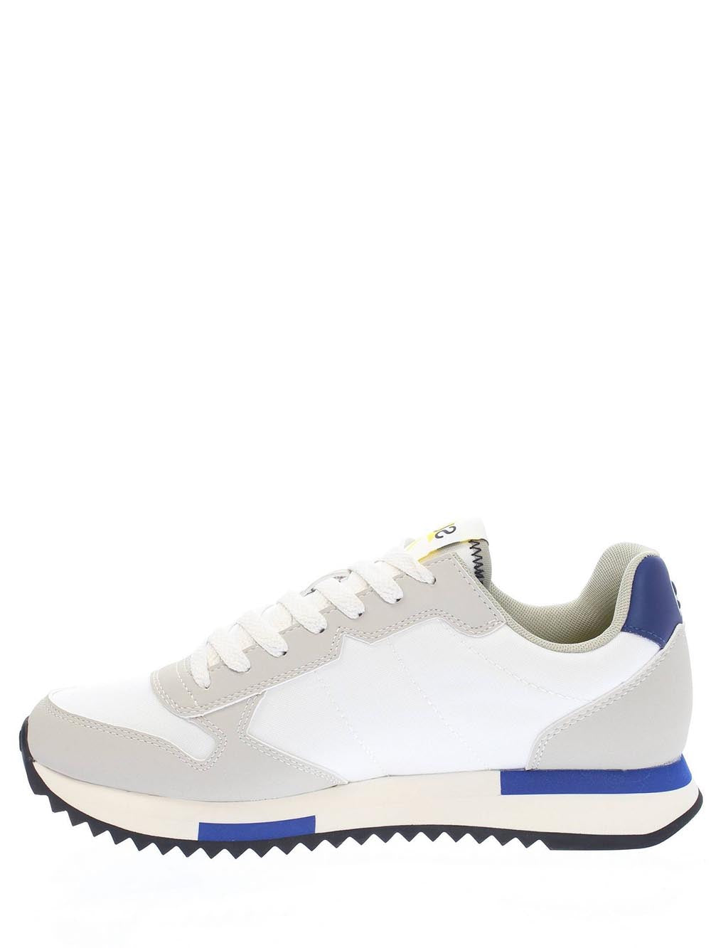 SUN68 Sneakers Uomo Z34120 Niki Solid Bianco