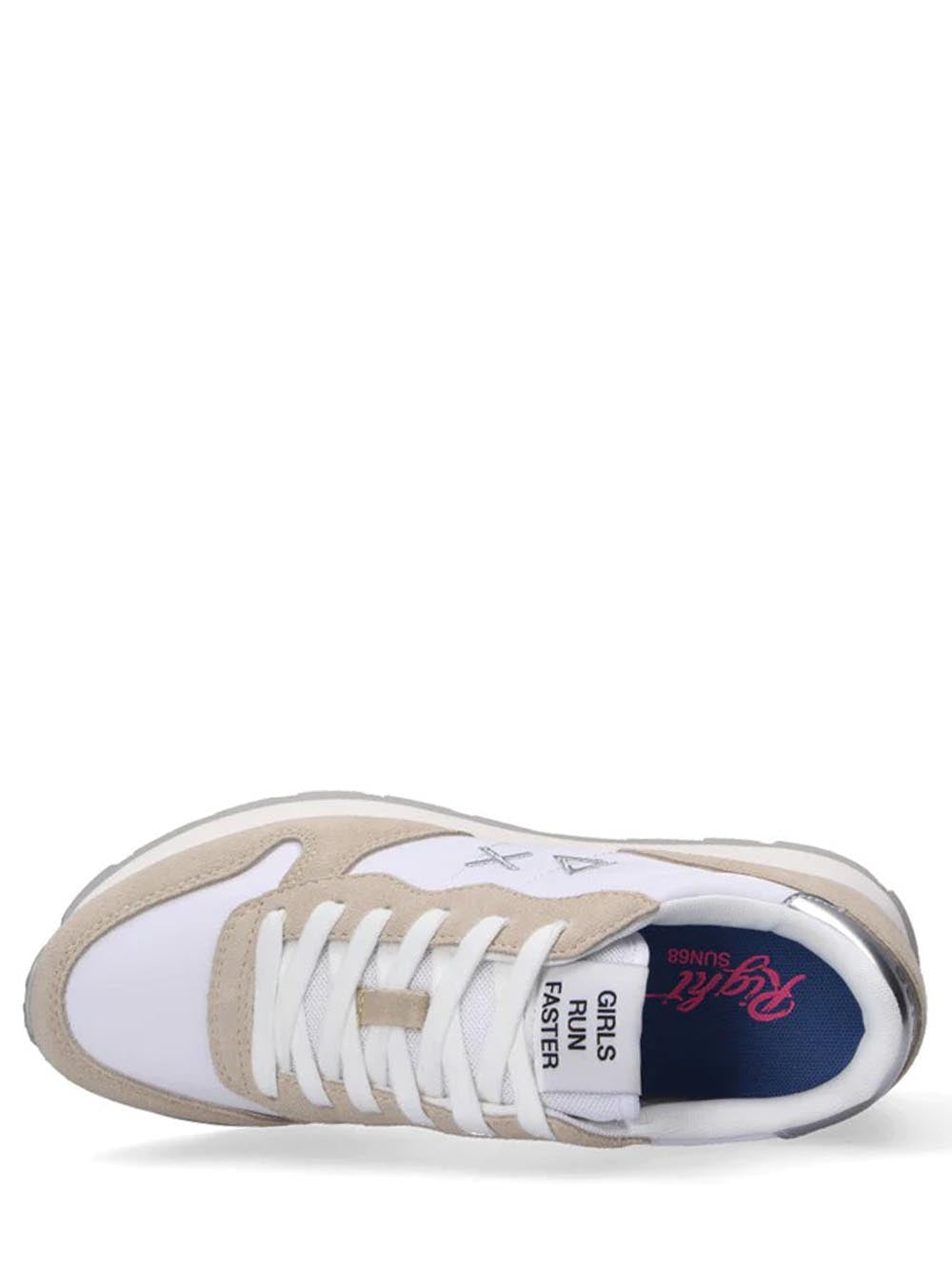 SUN68 Sneakers Donna Z34202 Ally Gold Silver Bianco/Panna