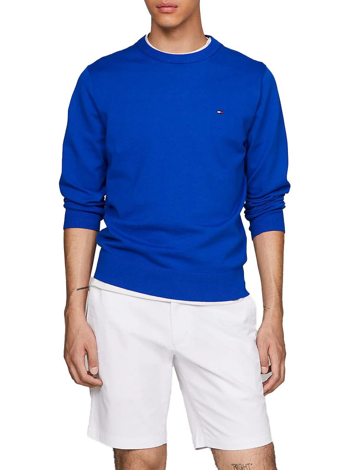 Tommy Hilfiger Maglia Uomo Mw0mw21316 Bluette