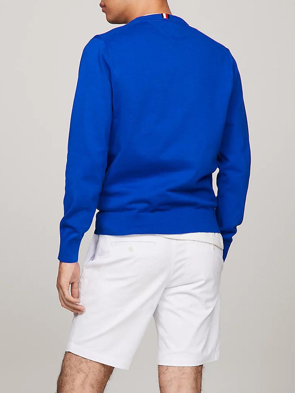 Tommy Hilfiger Maglia Uomo Mw0mw21316 Bluette