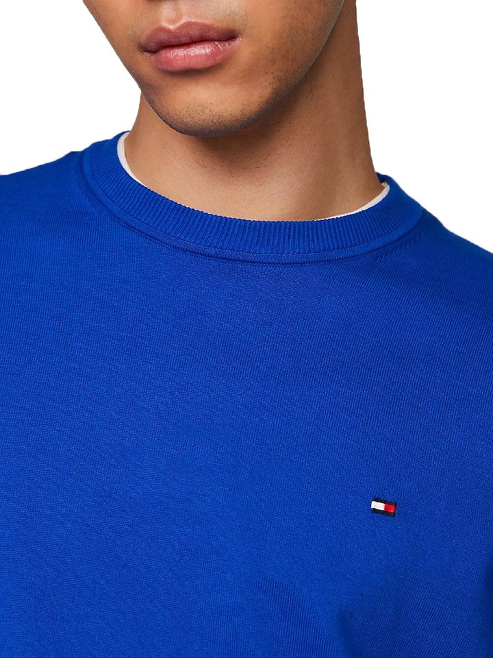 Tommy Hilfiger Maglia Uomo Mw0mw21316 Bluette