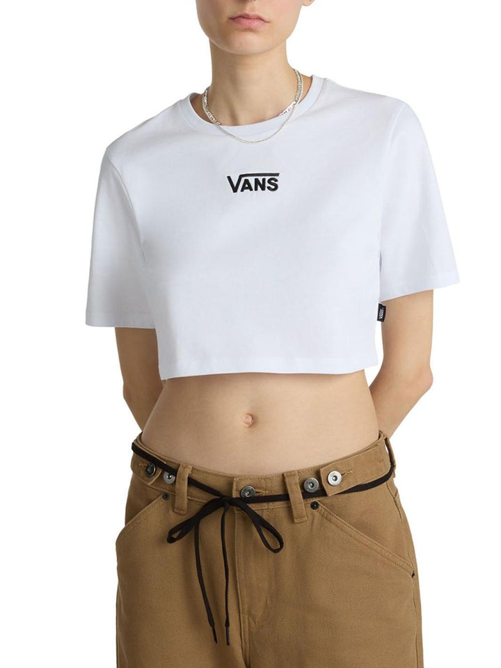 Vans T-shirt Donna Bianco