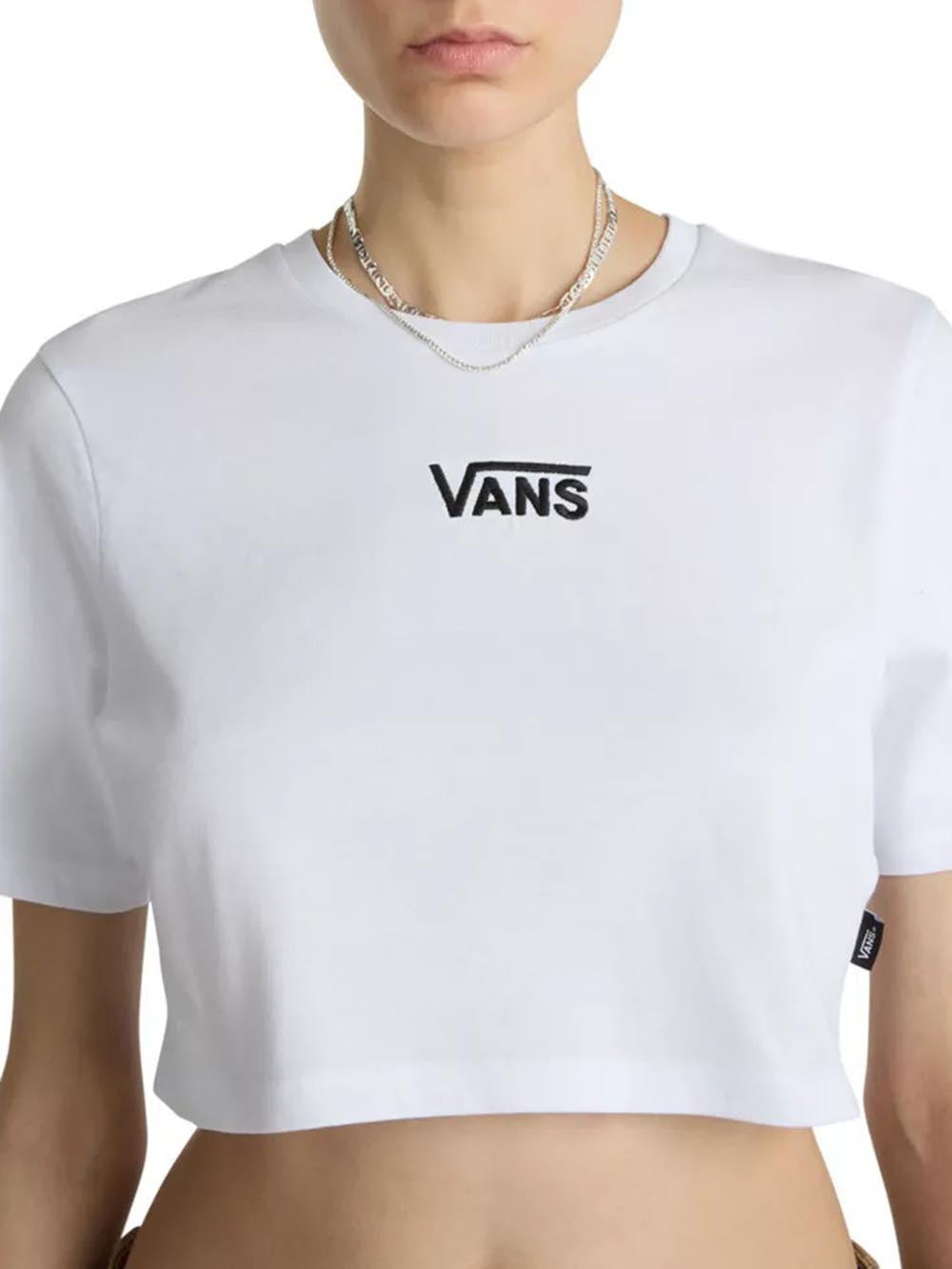 Vans T-shirt Donna Bianco