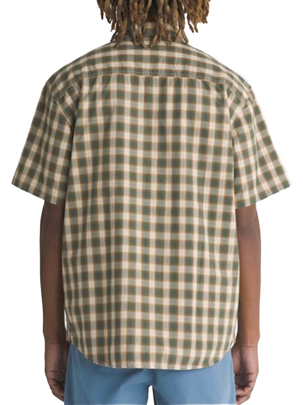 Vans Camicia Uomo Verde/beige