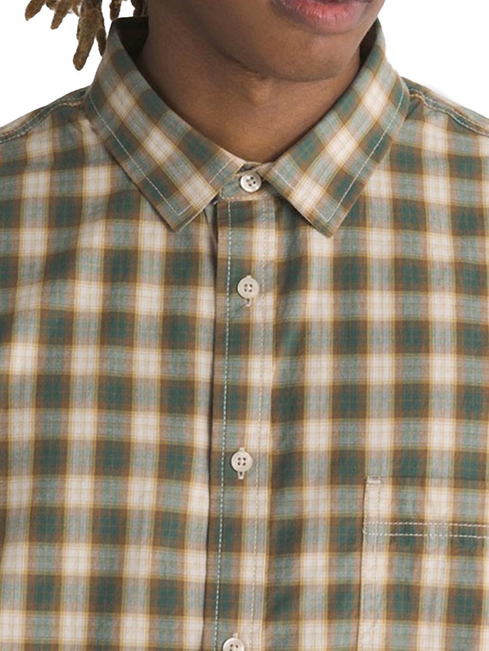 Vans Camicia Uomo Verde/beige