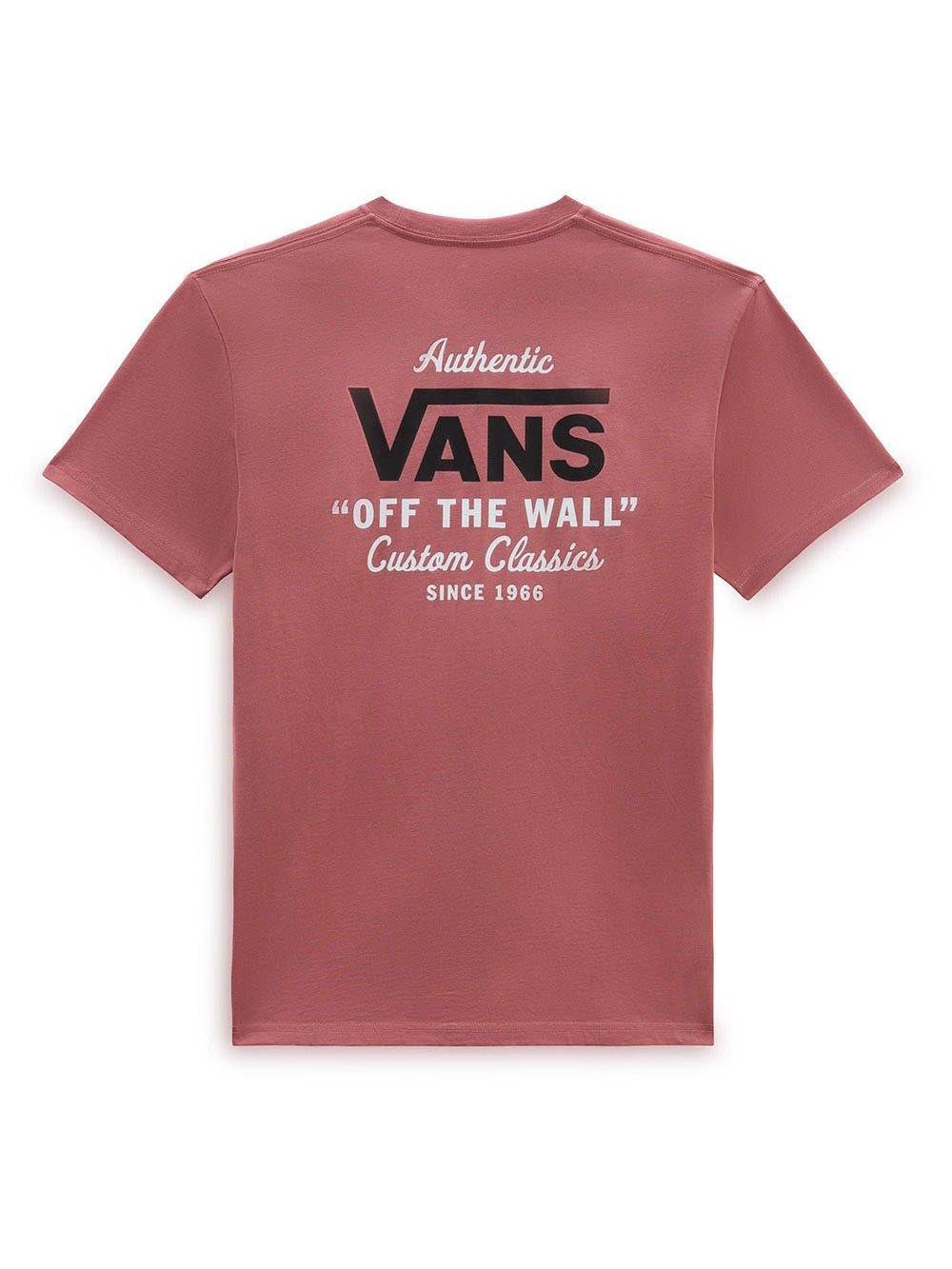 Vans T-shirt Uomo Rosa pesca